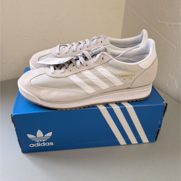 Adidas Originals SL 72 RS Mens Running Shoe Athletic Sneaker size 9.5 white/grey - Picture 3 of 8